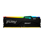 Memória Ddr5 Kingston Fury Beast Expo, RGB, 8GB, 6000mhz, Black, KF560C36BBEA-8