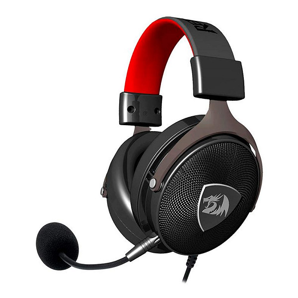 Headset Gamer Redragon Icon, 7.1, Driver 50mm, USB e P3, Para PC, Preto - H520