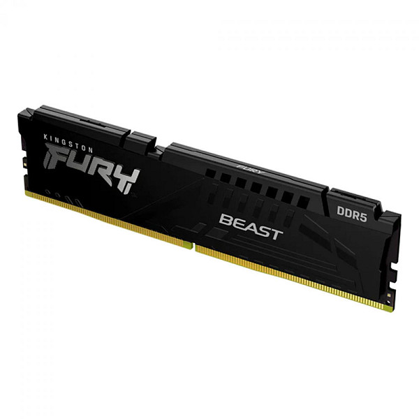 Memória DDR5 Kingston Fury Beast EXPO, 8GB, 5600Mhz, Black, KF556C36BBE-8