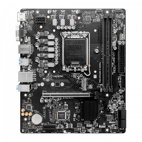 Placa Mãe MSI Pro B760M-E DDR4 Socket Lga 1700, M-ATX, Chipset Intel B760