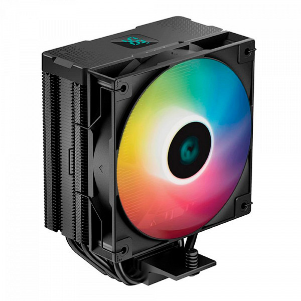 Cooler para Processador DeepCool AG400 Digital BK ARGB, 120mm, Intel-AMD, Black, R-AG400-BKADMN-G-1