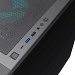 Gabinete Gamer Gamemax Storm 2AB, Mid tower, Preto, Vidro Temperado, ATX, M-ATX, ITX