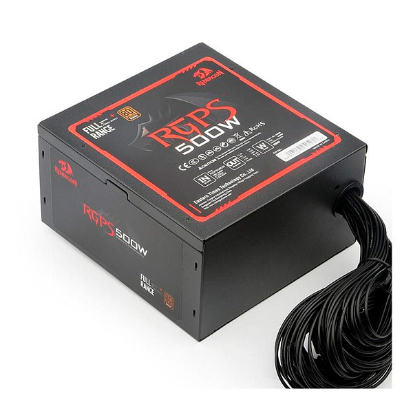 Fonte Redragon RGPS 500W Bronze 80 Plus, GC-PS001