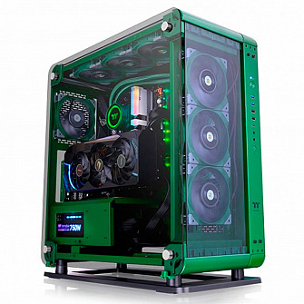 Gabinete Thermaltake Core P6 Tempered Glass Racing Green Mid Tower - CA-1V2-00MCWN-00