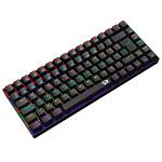 Teclado Mecânico Gamer Redragon Phantom, Iluminação Rainbow, Switch Marrom, Cabo USB-C Removível, ABNT2, Preto - K629-KB (PT-BROWN)