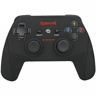 Controle Gamer Redragon Harrow, Sem Fio, USB 2,4Gz, PC/PS3, Preto, G808 V2