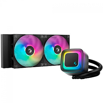 Water Cooler DeepCool LE240 V2, ARGB, 240mm, Intel-AMD, Preto, R-LE240-BKAMMC-G-2