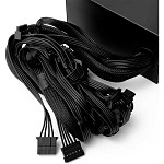 Fonte Gamemax GS600, 600W, 80 Plus White, PFC Ativo, Black