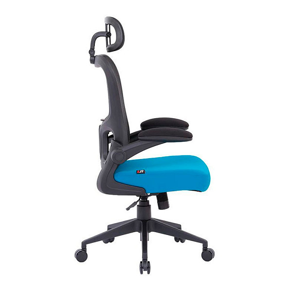 Cadeira de Escritório Ergonômica DT3 Vita Headrest, Até 110Kg, Mesh Spandex, Azul - 14229-8