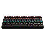 Teclado Mecânico Gamer Redragon Phantom, Iluminação Rainbow, Switch Marrom, Cabo USB-C Removível, ABNT2, Preto - K629-KB (PT-BROWN)