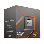 Processador AMD Ryzen 5 8400F, 4.2 GHz (4.7 GHz Max Turbo), Cachê 22MB, AM5, 6 Núcleos, 12 Threads - 100-100001591BOX