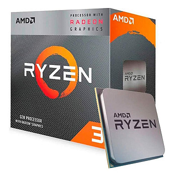 Processador AMD Ryzen 3 5300G, 4GHz (4.2GHz Max Turbo), Cache 8MB, AM4, 4 Núcleos, 8 Threads, Vídeo Integrado - 100-100000253BOX