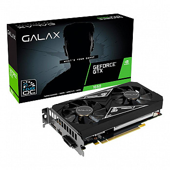 Placa de Video Galax GeForce GTX 1650 EX Plus 1-Click OC, 4GB, GDDR6, 128Bit , 65SQL8DS6NEP