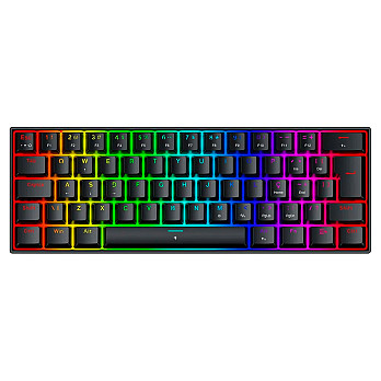 Teclado Magnético Gamer Redragon Fizz, 60%, RGB, 8000Hz, Rapid Trigger, Switch Linear, Preto - K617RGB-M