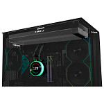 Water Cooler Lian Li Hydroshift II LCD-C, Preto 360N, RGB com Tela LCD IPS 2,1”  GHS2LCD36B