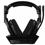 Headset Sem Fio ASTRO Gaming A50 + Base Station Gen 4 com Áudio Dolby - Compatível com PS4, PC, Mac - Preto/Prata - 939-001674