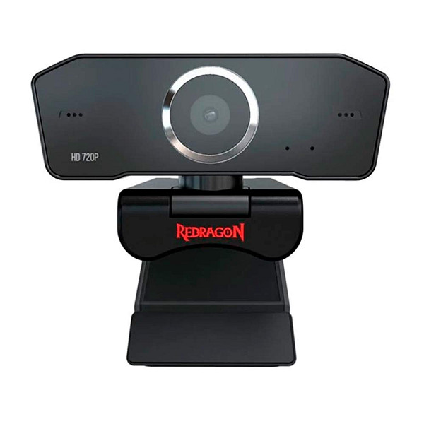 Webcam Redragon Streaming Fobos 2, HD 720p, 2 Microfones, Redução de Ruídos - GW600-1