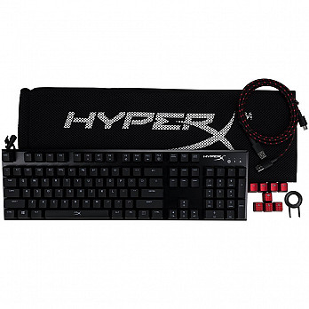 Teclado Gamer HyperX Alloy FPS Mecânico Cherry MX Red US - HX-KB1RD1-NA-A4