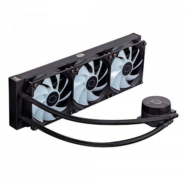 Water Cooler Cooler Master MasterLiquid 360L Core ARGB, 360mm, Intel-AMD, Preto, MLW-D36M-A18PZ-R1