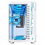 Gabinete Gamer Rise Mode Galaxy Glass, Mid Tower, Lateral e Frontal em Vidro Temperado, Branco - RM-GA-GG-FW