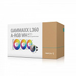 Water Cooler DeepCool Gammaxx L360 A-RGB WH, 360mm, ARGB, Intel-AMD, White, DP-H12CF-GL360-ARGB-WH