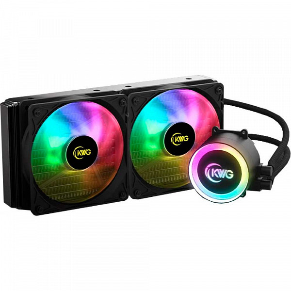 Water Cooler KWG Crater M1 240R, RGB 240mm, Intel-AMD