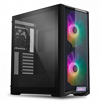 Gabinete Gamer Lian Li Lancool 215, Mid Tower, Vidro Temperado, Black, ATX, Sem Fonte, Lancool 215