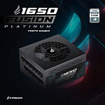 Fonte Gamer VINGAR Fusion 1650W Platinum, 1650W, Teclab Extreme, Modular, PFC Ativo, Com Cabo, Preto