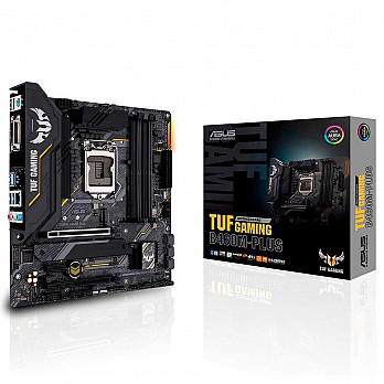 Placa Mãe Asus TUF Gaming B460M-Plus, Intel LGA1200, mATX, DDR4