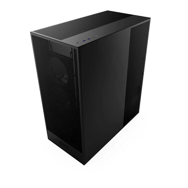Gabinete Gamer NZXT H7 Flow, Mid-Tower, E-ATX, Lateral em Vidro Temperado, Com 3 Ventoinhas, Preto - CM-H72FB-01