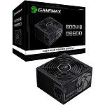 Fonte Gamemax GS600, 600W, 80 Plus White, PFC Ativo, Black