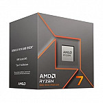 Processador AMD Ryzen 7 8700F, 4.1 GHz (5.0 GHz Max Turbo), Cachê 24MB, 8 Núcleos, 16 Threads, AM5 - 100-100001590BOX