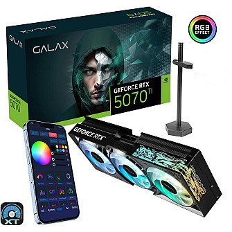 Placa de Video Galax GeForce 5070 Ti 1-Click OC, 16GB, GDDR7, 256-bit, 57IZN6MDBBOC