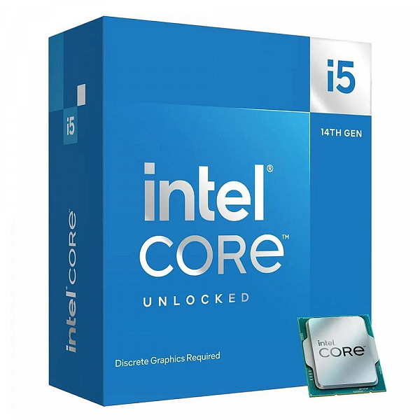 Processador Intel Core i5-14600KF, 14ª Geração, 5.3 GHz Max Turbo, Cache 24MB, 14 Núcleos, 20 Threads, LGA1700 - BX8071514600KF