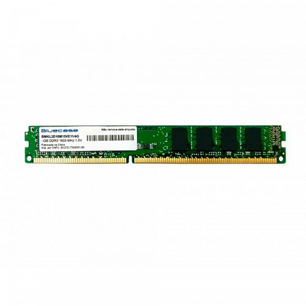 Memória BLUECASE 4GB DDR3 1600Mhz BMKL3D16M15VE11/4G