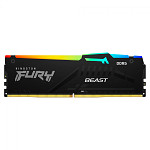 Memória DDR5 Kingston Fury Beast EXPO, RGB, 8GB, 5200Mhz, Black, KF552C36BBEA-8