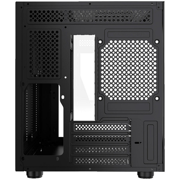 Gabinete Gamer Kalkan Midgard, Mid Tower, Vidro Temperado, mATX, Sem Fonte, Sem Fans, Preto, KLK00039