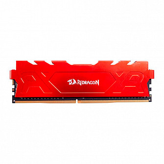 Memória DDR4 Redragon Rage, 16GB, 3200Mhz, CL16, Red, GM-702