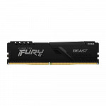 Memória Kingston Fury Beast, 8GB, 3200MHz, DDR4, CL16, Preto - KF432C16BB/8