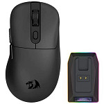 Mouse Gamer Redragon Ebony Ultra M998-ult Sem Fio 30000 Dpi RGB Sensor Óptico 2.4ghz Bluetooth Preto Ergonômico