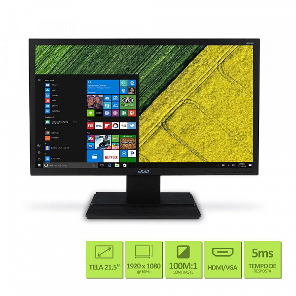 Monitor Acer LED 21.5´ Widescreen, Full HD, HDMIVGADVI - V226HQL