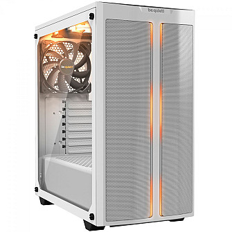 Gabinete Gamer Be quiet! Pure Base 500DX, Mid Tower, RGB, ATX, Lateral em vidro temperado, Com 3 Ventoinhas, Branco - BGW38