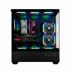 Gabinete Gamer Redragon Reflect Flow Preto Vidro Temperado