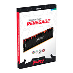 Memória RAM Kingston Fury Beast, RGB, 8GB, 3600MHz, DDR4, CL17, Preto - KF436C16RBA/8