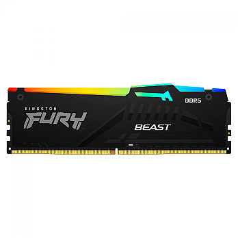 Memória DDR5 Kingston Fury Beast EXPO, RGB, 8GB, 5200Mhz, Black, KF552C36BBEA-8