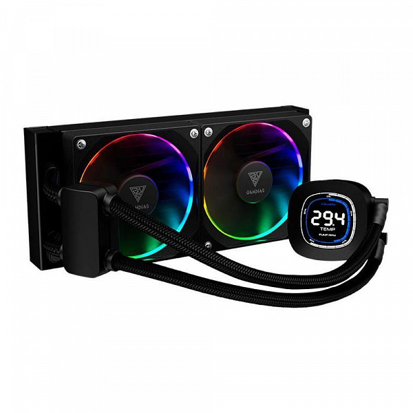 Water Cooler Gamdias Chione M4 RGB 240mm Amd/intel M4-240 - Preto