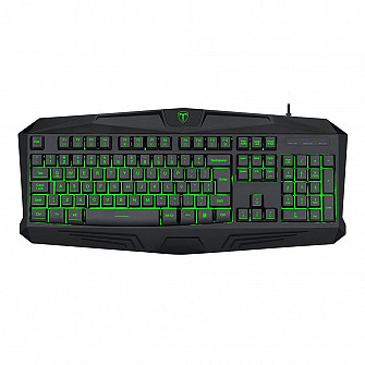 Teclado Gamer T-Dagger Minesweeping, LED, ABNT2, Preto - T-TGK103 (PT)