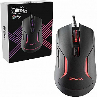 Mouse Gamer Galax Slider, Rgb, 6 Botoes, 6400dpi, Usb - Mgs04ux26rg2b0