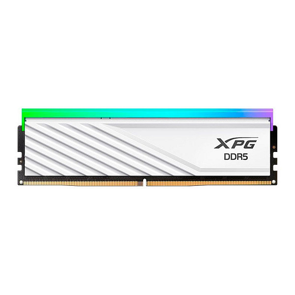 Memoria Adata XPG Lancer Blade, RGB, 8GB (1x8GB), DDR5, 5600MHz, C46, Branco, AX5U5600C468G-SLABRWH Memoria Adata XPG Lancer Blade, RGB, 8GB (1x8GB), DDR5, 5600MHz, C46, Branco, AX5U5600C468G-SLABRWH