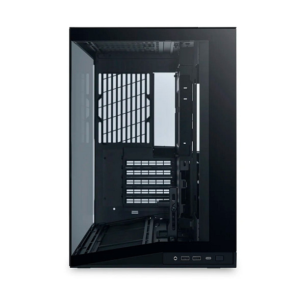 Gabinete Gamer Lian Li O11 Dynamic Mini V2 Flow, Midi Tower, Lateral em Vidro, Com 5 Fans,, Preto - O11DMIV2FX